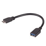 Akyga adapter z kablem AK-AD-30 USB A 3.0 (f) / micro USB 3.0 (m) OTG 15cm