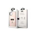 Karl Lagerfeld nakładka do iPhone 14 Plus 6,7" KLHCP14MSLKHLP różowa HC Silicone Karl Head