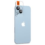 Spigen osłona aparatu do iPhone 14 6,1" /  Plus 6,7" Optik.TR Ez Fit Camera Protector 2-Pack czarna
