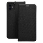 Kabura LUNA Book Carbon do IPHONE 16 czarny