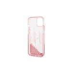 Karl Lagerfeld nakładka do iPhone 14 Pro 6,1" KLHCP14LLBKLCP różowa HC Liquid Glitter Big KL