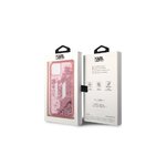 Karl Lagerfeld nakładka do iPhone 14 Pro 6,1" KLHCP14LLBKLCP różowa HC Liquid Glitter Big KL