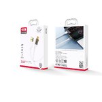 XO Clear kabel NB229 USB - microUSB 1,0 m 2,4A biały