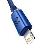 Baseus kabel Crystal Shine USB - Lightning 2,0 m 2,4A niebieski