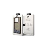 Karl Lagerfeld nakładka do iPhone 14 Pro 6,1" KLHCP14LLCRSGRK czarna hardcase Liquid Glitter RSG