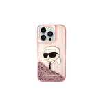 Karl Lagerfeld nakładka do iPhone 14 Pro Max 6,7" KLHCP14XLNKHCP różowa hardcase Glitter Karl Head
