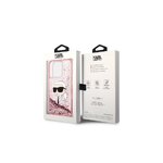 Karl Lagerfeld nakładka do iPhone 14 Pro Max 6,7" KLHCP14XLNKHCP różowa hardcase Glitter Karl Head