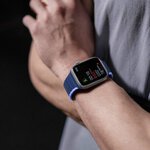DUX DUCIS pasek LD silikonowy do Apple Watch 42 / 44 / 45 mm niebieski