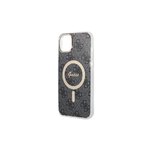 Guess zestaw Nakładka + Ładowarka do iPhone 14 Pro 6,1" GUBPP14LH4EACSK czarny BP Magsafe Case + Charger 4G
