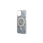 Guess zestaw Nakładka + Ładowarka do iPhone 14 6,1" GUBPP14SH4EACSB niebieski BP Magsafe Case + Charger 4G