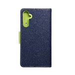Kabura Fancy Book do SAMSUNG A34 5G granatowy / limonkowy
