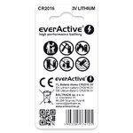 2 x bateria litowa mini everActive CR2016