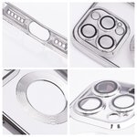 Futerał GLAM do IPHONE 15 srebrny