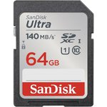 SANDISK karta pamięci ULTRA SDXC 64GB 140MB/s