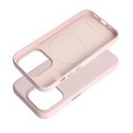 Leather Mag Cover kompatybilne z MagSafe do IPHONE 15 PRO rowy