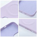 Futera Roar Leather Mag Case kompatybilny z MagSafe - do iPhone 14 Plus Fioletowy