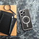 Futera Electro Mag Cover kompatybilny z MagSafe do IPHONE 15 PRO MAX tytanowy
