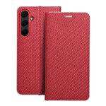 Kabura LUNA Book Carbon do SAMSUNG A35 5G czerwony