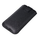 Futerał Skórzany Slim Kora 2 - do Iphone 12 / 12 PRO / Samsung Note /Note 2/Note 3 czarny