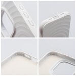 Silicone Zephyr Mag Cover kompatybilny z MagSafe do IPHONE 14 PLUS biay