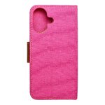 Kabura CANVAS Book do IPHONE 16 różowy