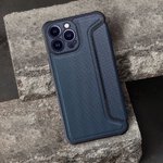 Kabura RAZOR Book do IPHONE 15 Plus niebieski