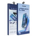 Szko Hartowane 6D Pro Veason Easy-Install Glass - do Iphone 15 Plus czarny