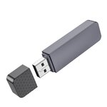 HOCO czytnik kart pamici 2w1 USB A 3.0 HB45 szary