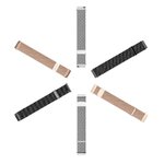 DUX DUCIS pasek MILANESE magnetyczny ze stali nierdzewnej 22 mm srebrny