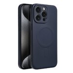 Futerał SILICONE MAG COVER kompatybilny z MagSafe do IPHONE 16 Pro tytanowy niebieski