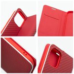 Kabura LUNA Book Carbon do IPHONE 16 Plus czerwony