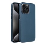 Leather Mag Cover kompatybilne z MagSafe do IPHONE 15 PRO MAX niebieski