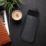 Futerał Skórzany Slim Kora 2 - do Iphone 12 / 12 PRO / Samsung Note /Note 2/Note 3 czarny