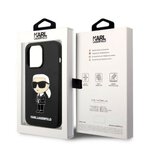 Karl Lagerfeld nakładka do iPhone 14 Pro Max 6,7" KLHCP14XSNIKBCK czarna hardcase Silicone NFT Ikonik