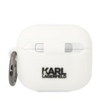 Karl Lagerfeld etui do Airpods 3 KLA3RUNIKH białe 3D Silicone NFT Karl