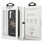 Guess nakładka do Samsung Galaxy S23 GUHCS23S4GMGGR szara hardcase 4G Big Metal Logo