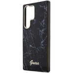 Guess nakładka do Samsung Galaxy S23 GUHCS23SPCUMAK czarna HC PU/TPU Marble