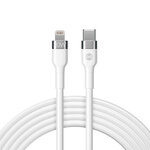 Forever kabel Flexible USB-C - Lightning 1,0 m 20W biały