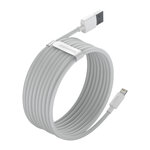 Baseus kabel Simple Wisdom USB - Lightning 1,5 m 2,4A biały 2 szt