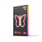 Neon LED MOTYL róż NNE03 Neolia