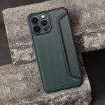 Kabura RAZOR Book do IPHONE 16 Plus ciemnozielony