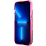 Guess nakładka do iPhone 14 6,1" GUHCP14SLC4PSGP różowa hardcase Liquid Glitter 4G Translucent
