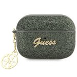 Guess etui do AirPods Pro 2 GUAP2GLGSHA khaki PU Glitter Flake 4G