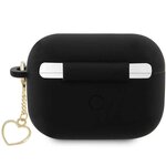 Guess etui do AirPods Pro 2 GUAP2LSCHSK czarne Silicone Heart Charm
