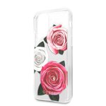Guess nakładka do iPhone 11 Pro GUHCN58ROSTRT czarna hardcase Flower Desire Pink & White Rose