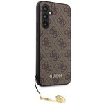 Guess nakładka do Samsung Galaxy A54 5G GUHCSA54GF4GBR brązowa hardcase 4G Charms Collection