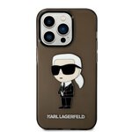 Karl Lagerfeld nakładka do iPhone 14 Pro 6,1" KLHCP14LHNIKTCK czarna hardcase Ikonik Karl Lagerfeld