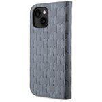 Karl Lagerfeld nakładka do iPhone 14 6,1" KLBKP14SSAKLHPG srebrna BT Saffiano Mono