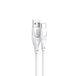 XO kabel NB238 USB - USB-C 1,0 m 2,4A biały