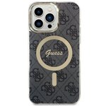 Guess nakładka do Samsung Galaxy S23 GUHMS23SH4STK czarna hardcase Magsafe IML 4G